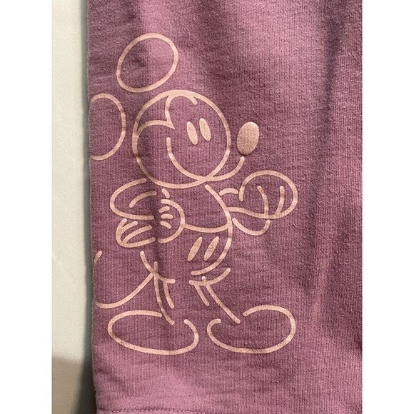 Disney Mickey Mouse mousewear sweatpants womens XL 34 x 28 gym jogger purple - Picture 8 of 13